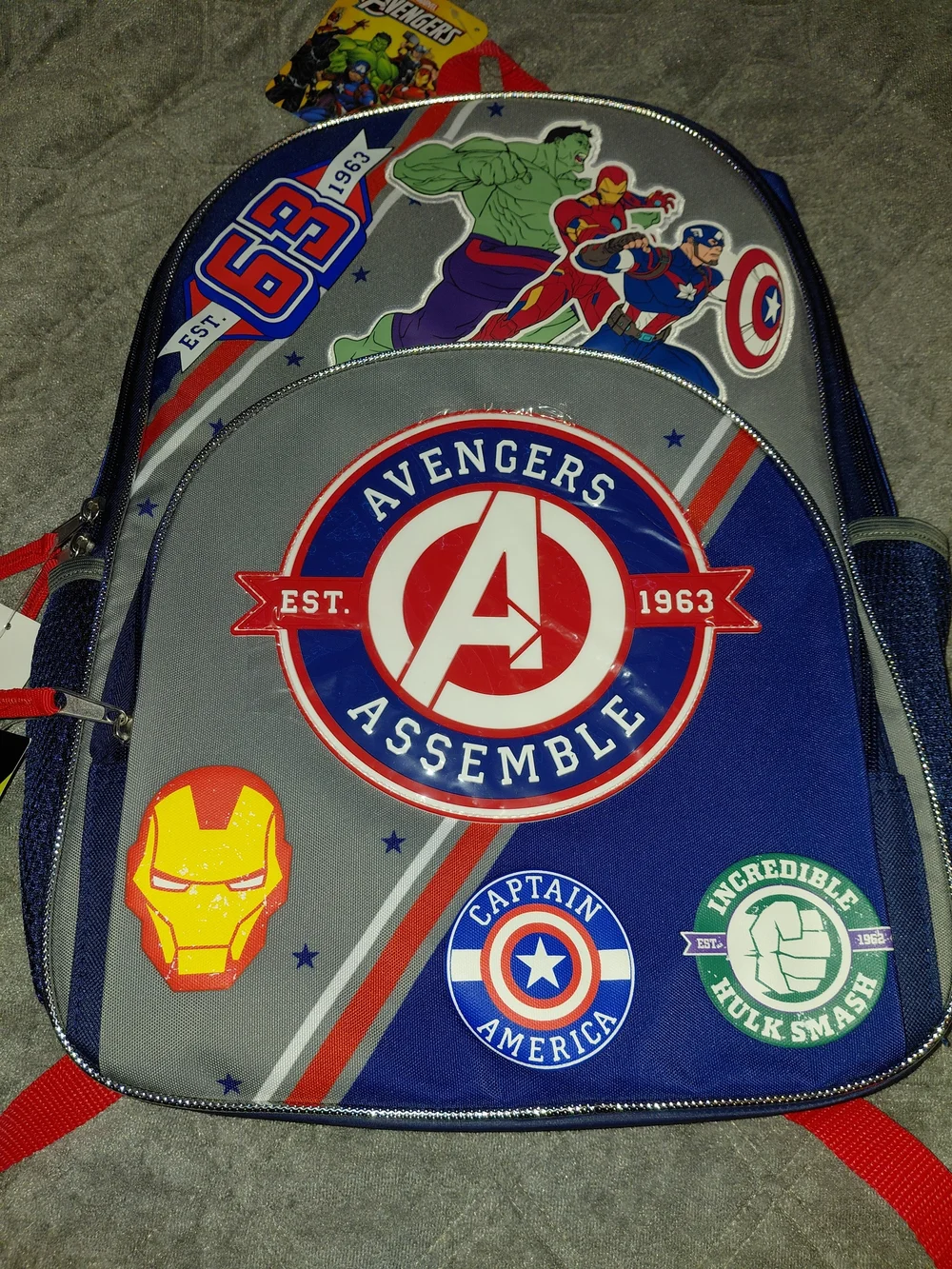 Marvel Avengers Super Heroes Backpack